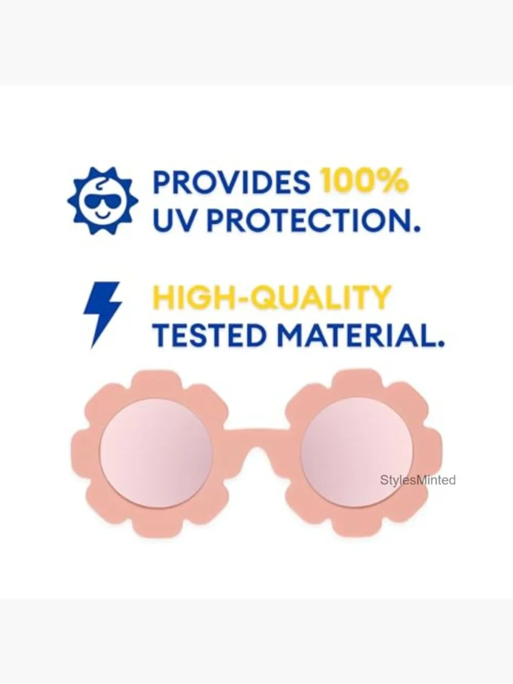 Kids Flower Shape Polarized UV400 Sunglasses Ages 3-5